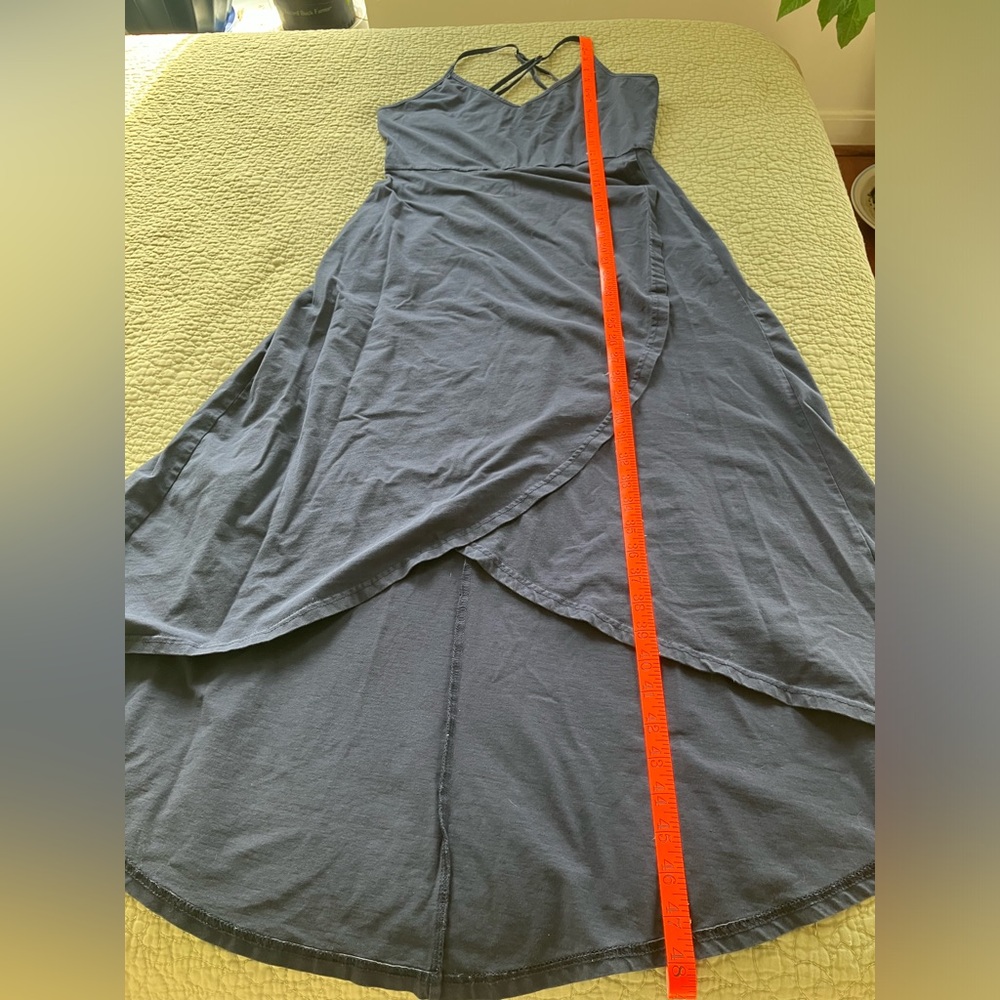 🎉 3/$15 Navy Blue High Low Maxi Dress M - Picture 5 of 10